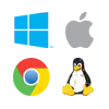 compatible con windows, linux, mac, android, ios, chromeos